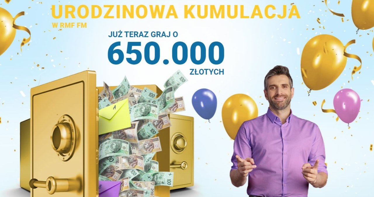 Padła główna wygrana w urodzinowej kumulacji w RMF FM!