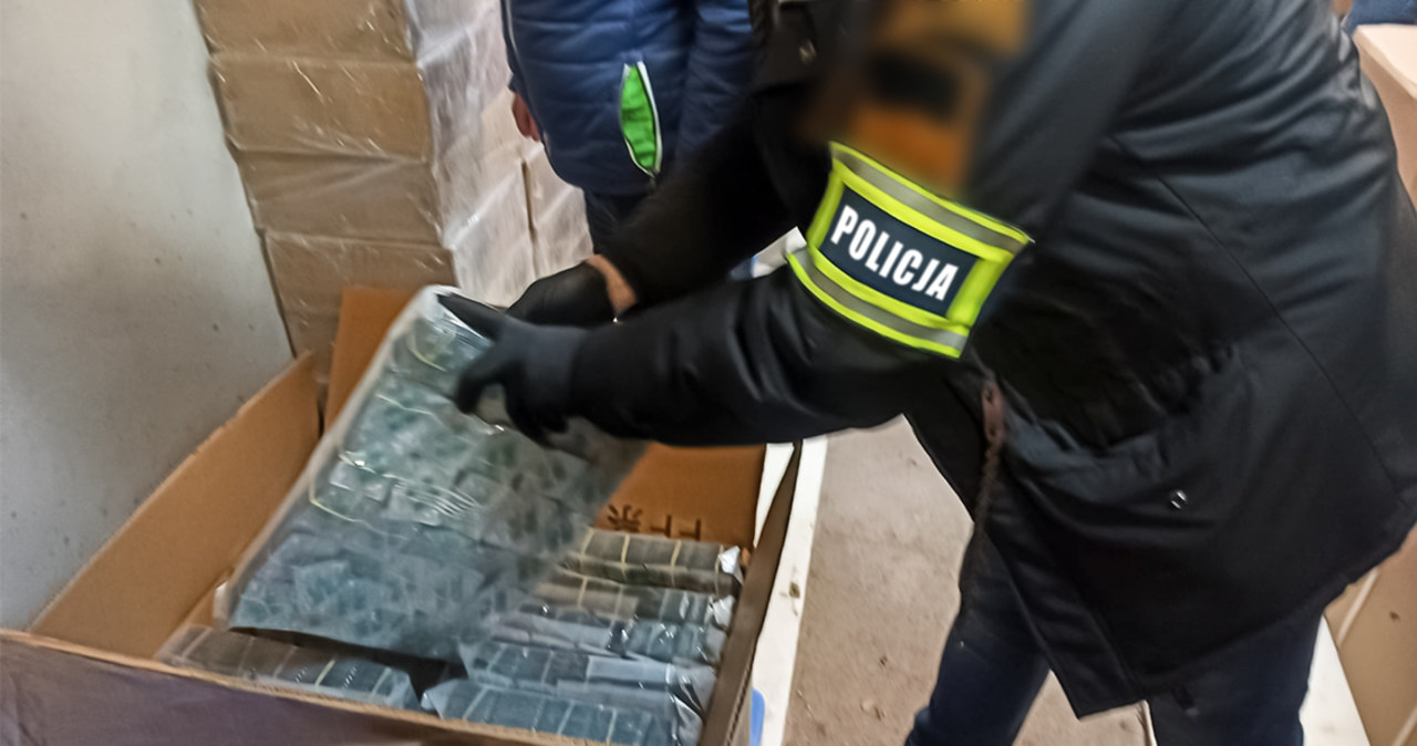 Zlikwidowano magazyn nielegalnych farmaceutyków wartych ok. 10 mln zł