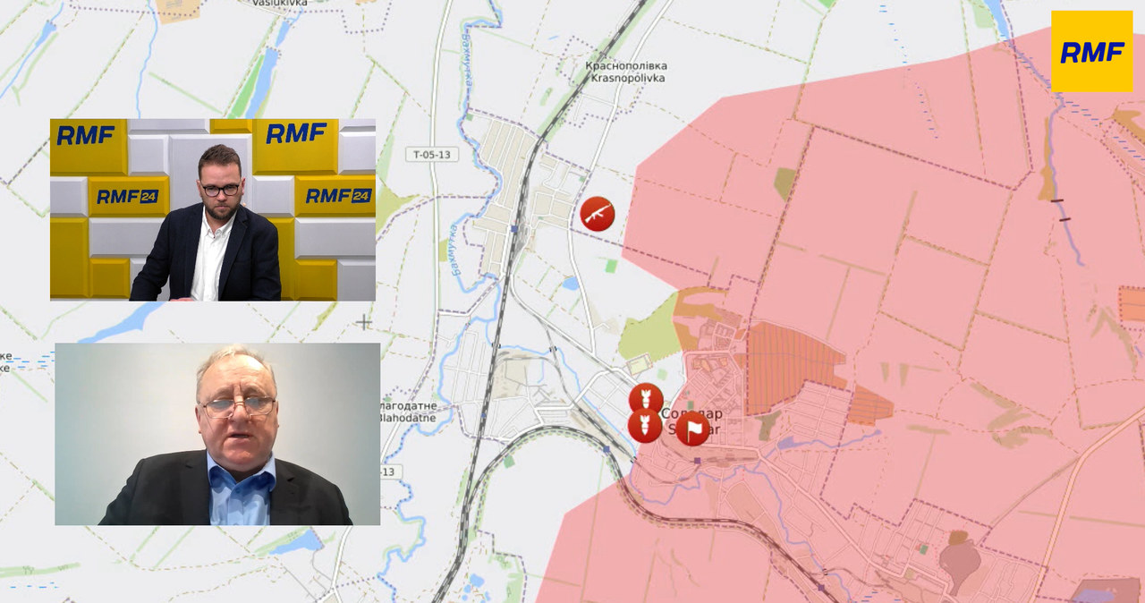 ​Rzut na mapę. Gen. Pacek: Sytuacja w Doniecku wygląda pesymistycznie