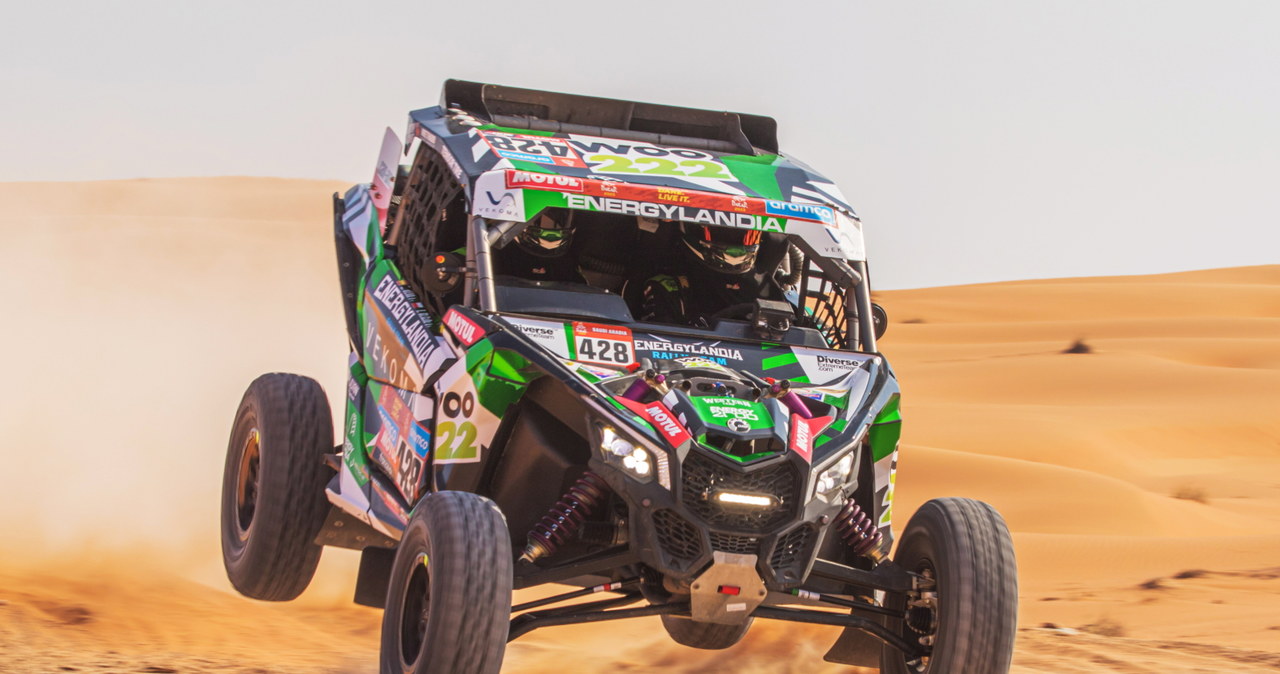 Rajd Dakar. Eryk Goczał najszybszy na 13. etapie