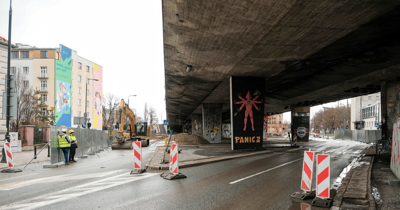 Warszawa: Od poniedziałku otworzą rondo Sedlaczka, autobusy powrócą na stare trasy