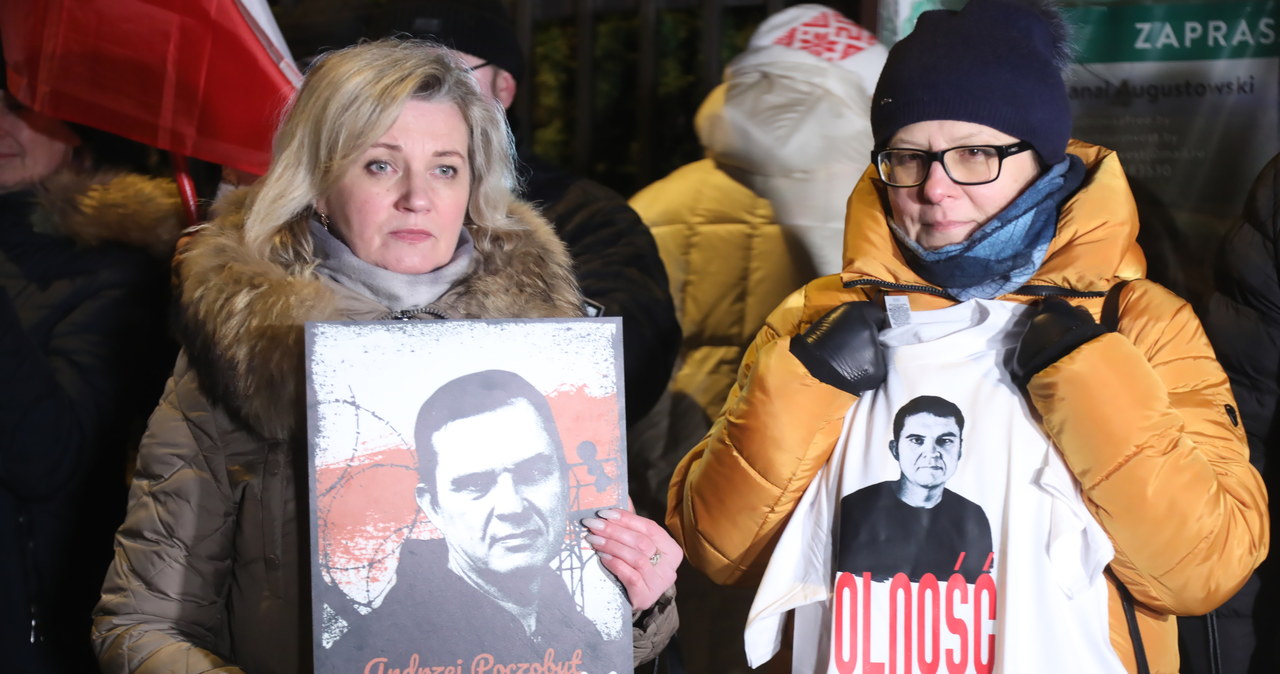 Manifestacja w Białymstoku. Domagali się wolności dla Andrzeja Poczobuta
