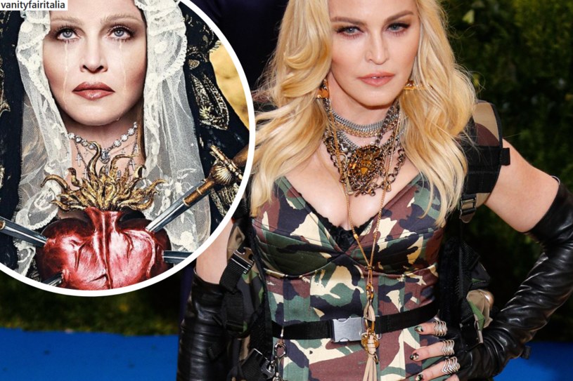 Madonna na okładce „Vanity Fair”. Zapozowała w koronie i gorsecie polskiej projektantki