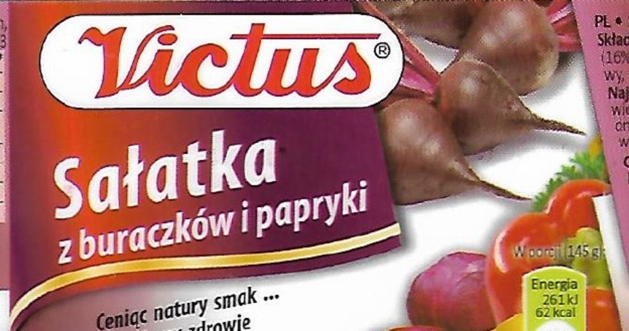 Sałatka z buraczków i papryki wycofana ze sklepów. GIS ostrzega