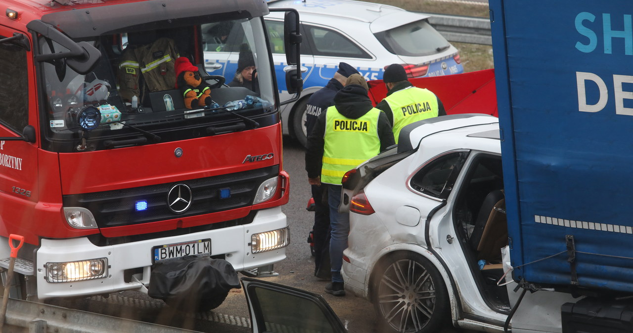 Tragiczny wypadek porsche na S8. Wśród ofiar działacz PSL Tomasz Jakacki