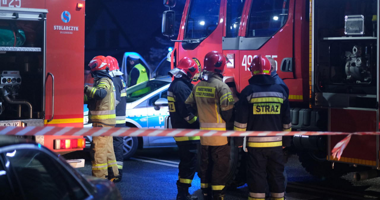 Zderzenie trzech busów na autostradzie A4. Nie żyje jedna osoba