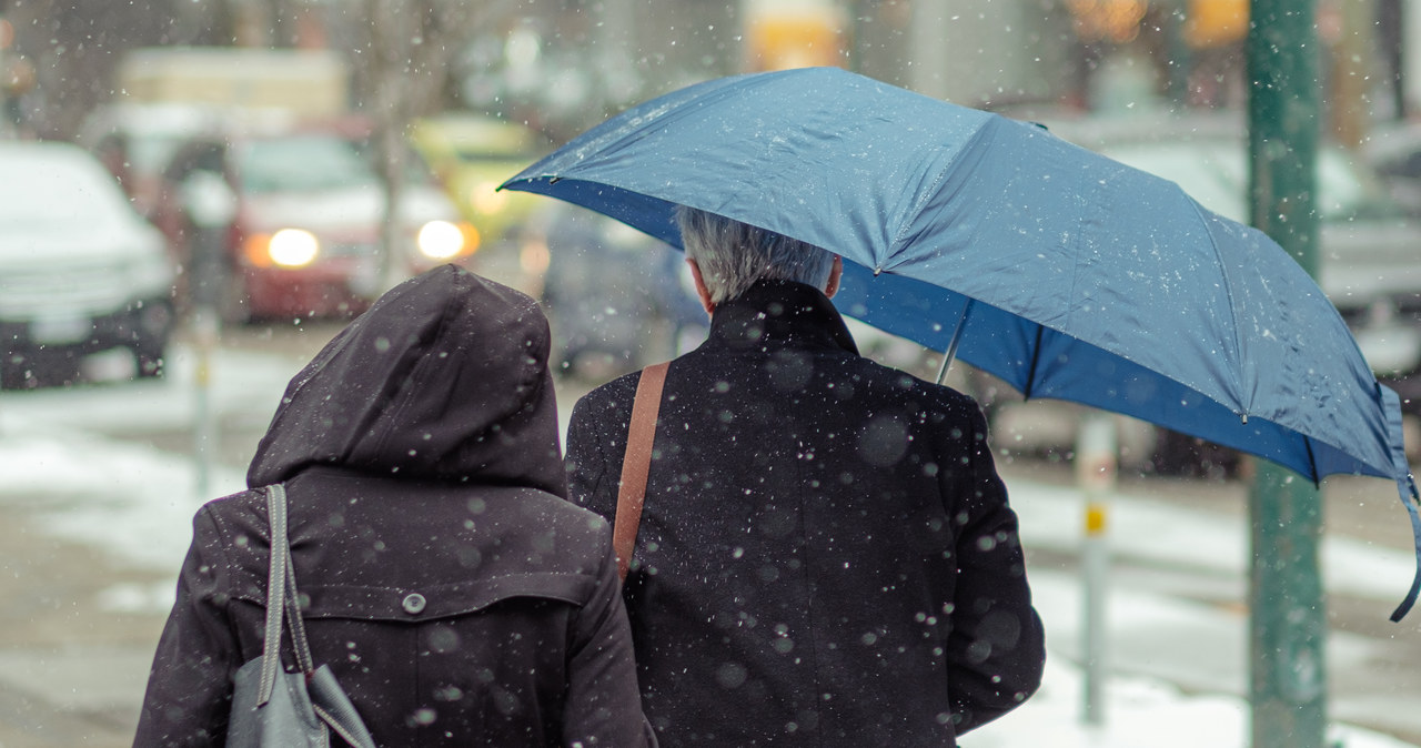 Śnieg, deszcz ze śniegiem i deszcz . Sprawdź prognozę na wtorek