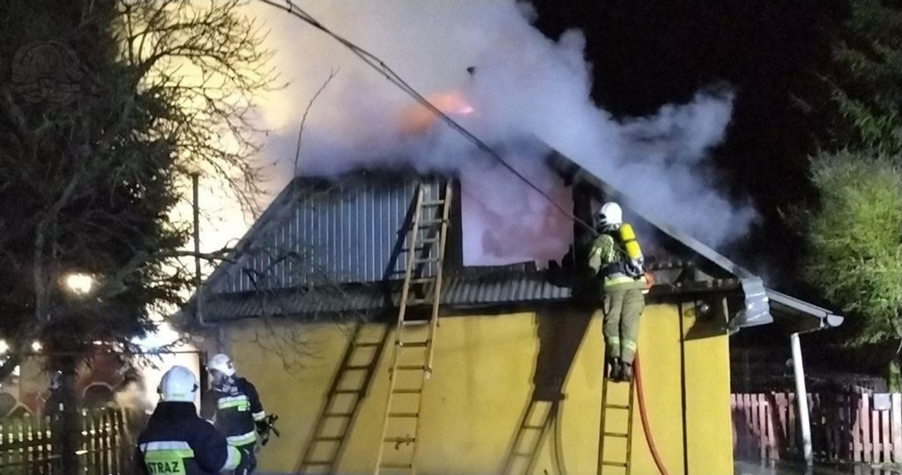 Tragiczny pożar w Lubelskiem. Zginął 70-latek