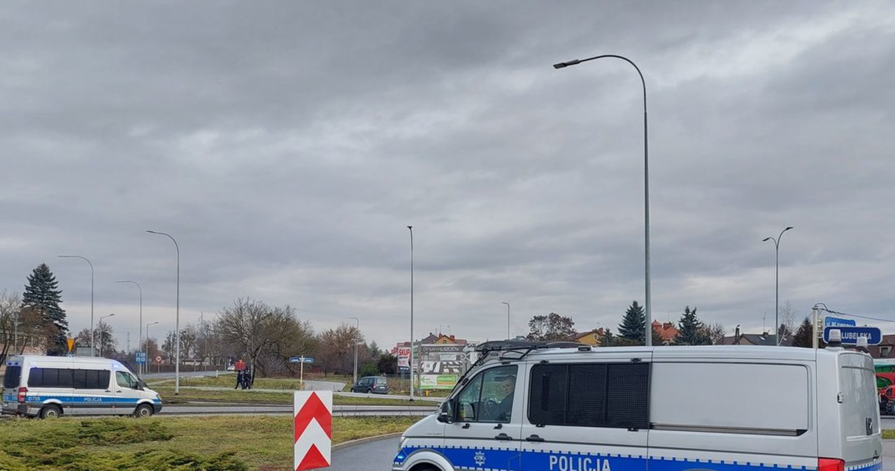 Protest na drodze prowadzącej do granicy w Dorohusku. Będą utrudnienia