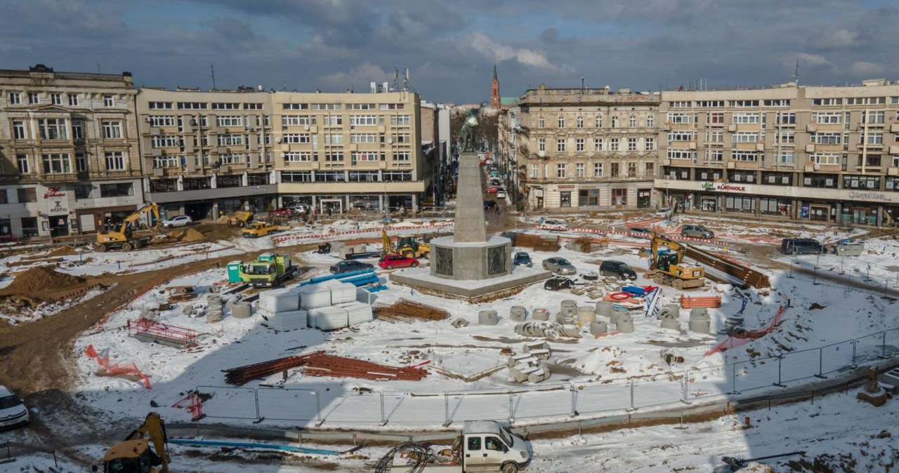 Łódzki Plac Wolności w nowym kształcie