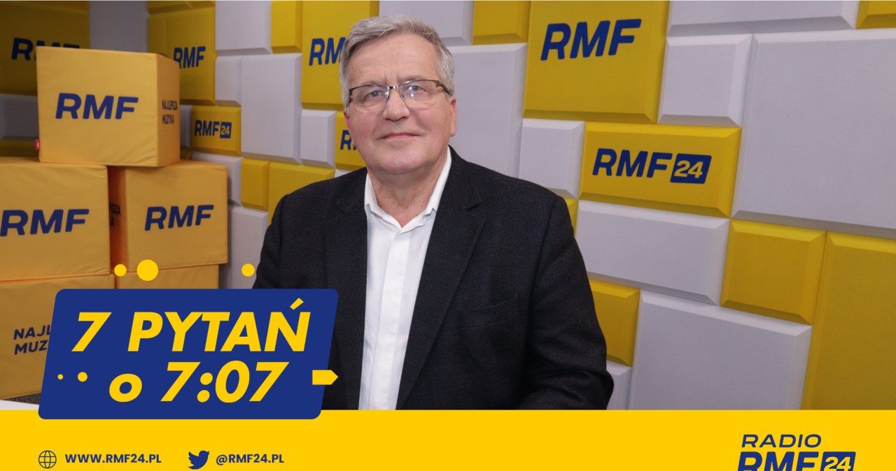 7 pytań o 7:07 do byłego prezydenta Bronisława Komorowskiego