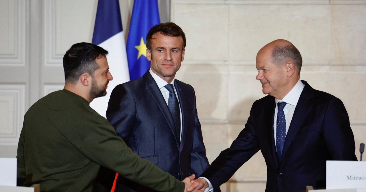 Spotkanie Zełenskiego z Macronem i Scholzem. „Ukraina należy do europejskiej rodziny”