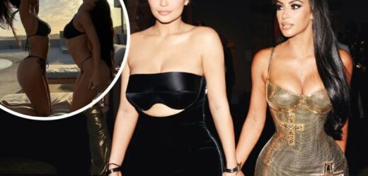 Kylie Jenner i Kim Kardashian niczym bliźniaczki. Zdjęcia w bikini zrobiły furorę