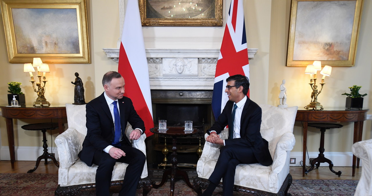 Duda po rozmowach na Downing Street, jutro spotka się z Karolem III