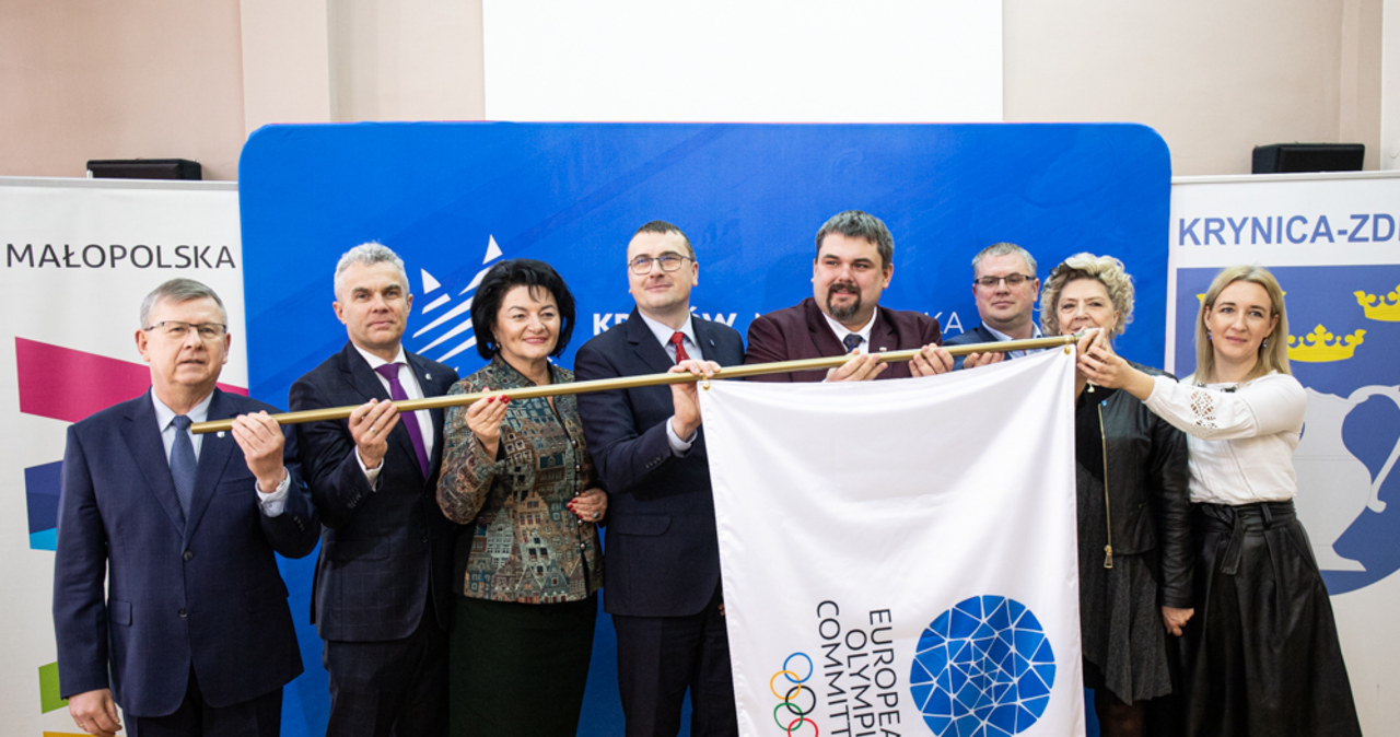 Igrzyska Europejskie: Symbol imprezy trafił do Krynicy-Zdroju