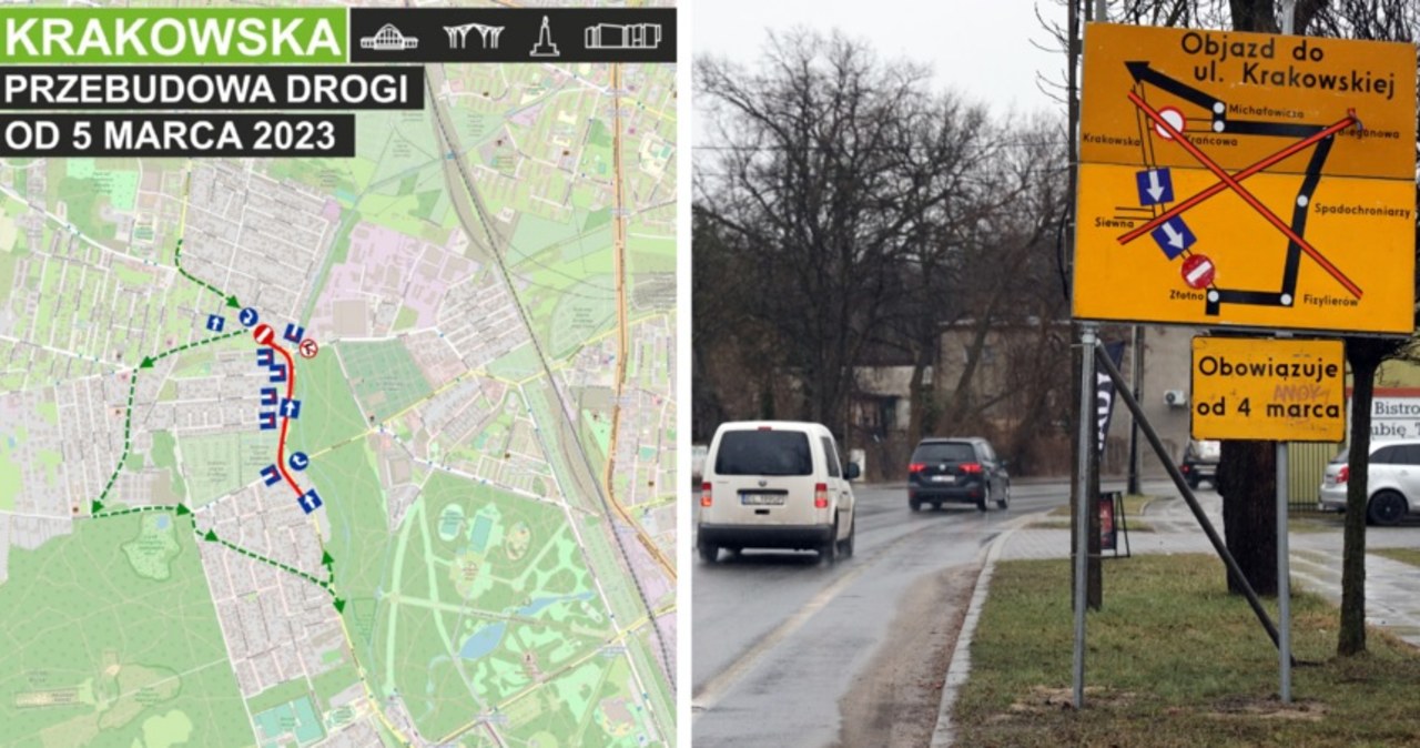 Remont ul. Krakowskiej w Łodzi. Zmiany dla kierowców i pasażerów