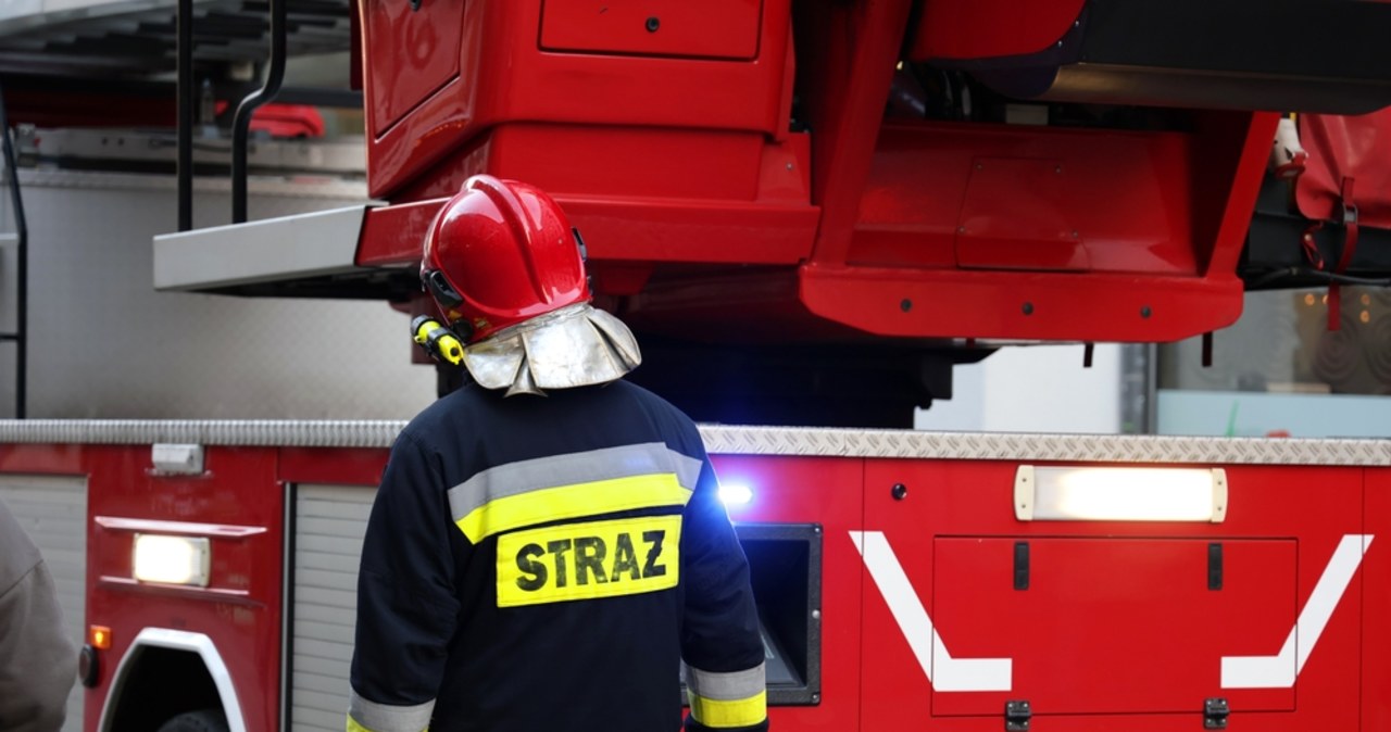 Pożar i ewakuacja w szkole podstawowej w Kętrzynie