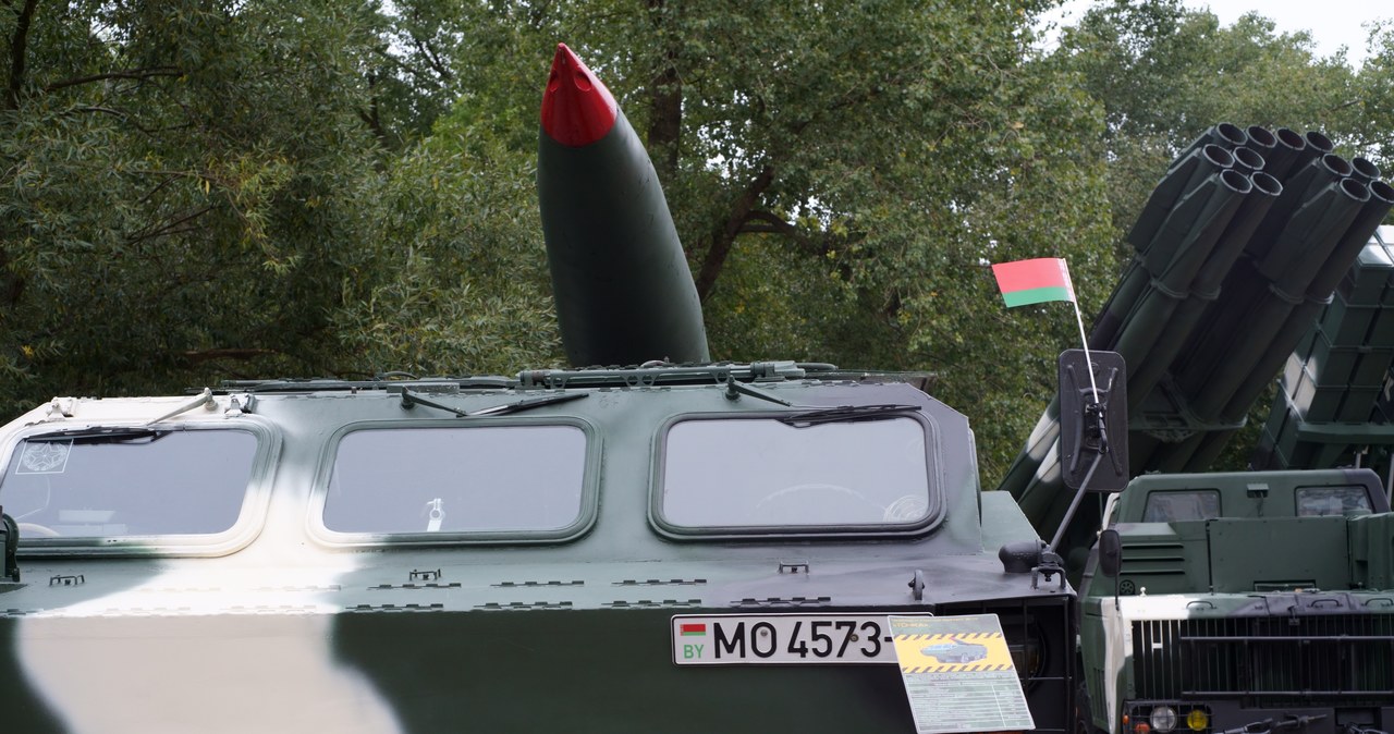 Białoruski sprzęt wojskowy przy granicy z Litwą. Czy to groźba?