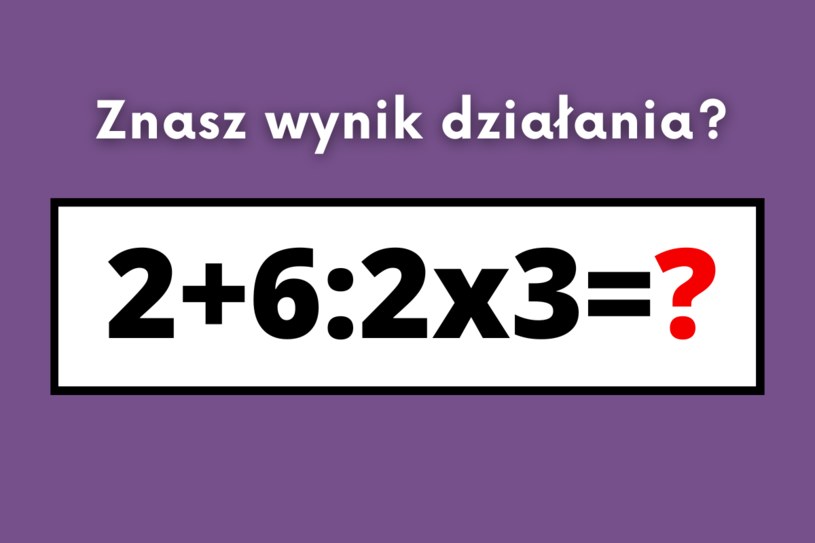 Tę prostą zagadkę dla piątoklasisty rozwiążą nieliczni. Poprawny wynik zna tylko 10% osób