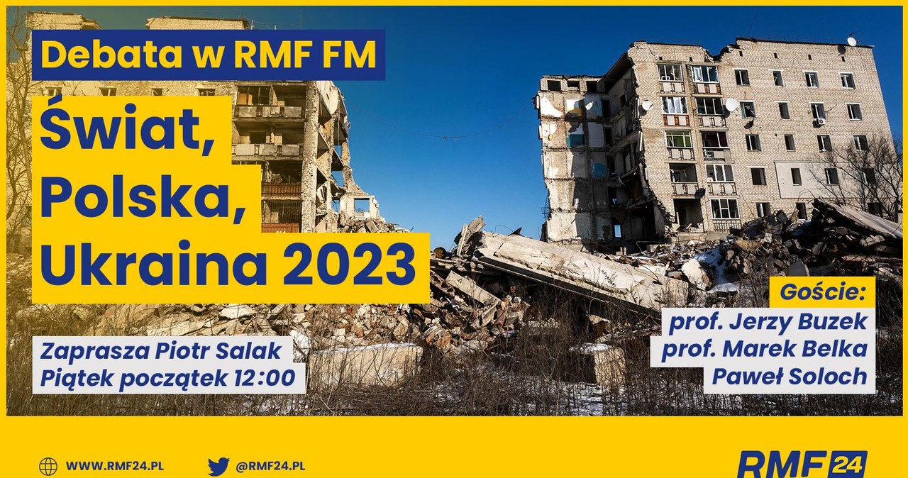 „Polska, świat, Ukraina 2023”. Specjalna debata w RMF FM