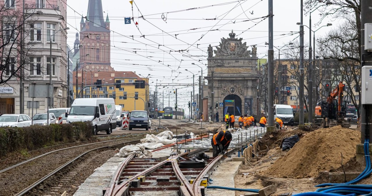 Szczecin: Zmiany na pl. Zwycięstwa. Przerwa w ruchu tramwajów