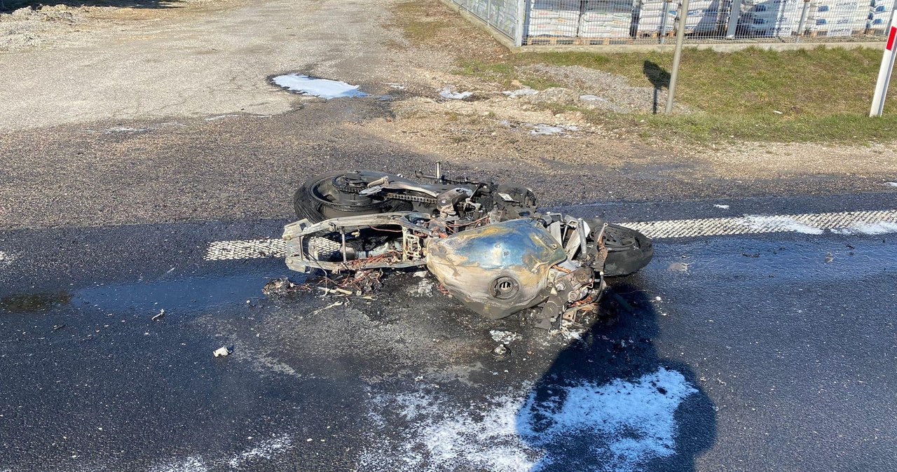 Tragiczny wypadek na Mazowszu. Nie żyje motocyklista