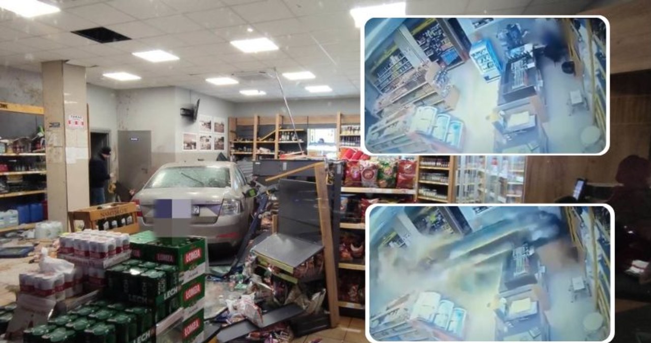 Z impetem wjechał w stację paliw w Drawsku Pomorskim. Jest areszt dla kierowcy