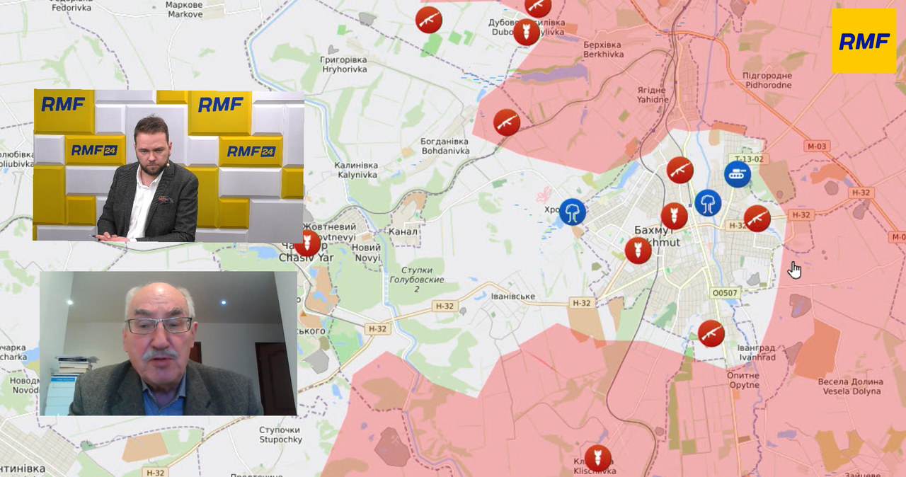 Rzut na mapę: Jaka jest sytuacja w Bachmucie?