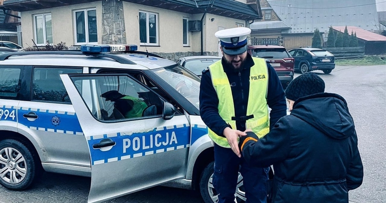 Zakopiańska policja pomogła seniorowi