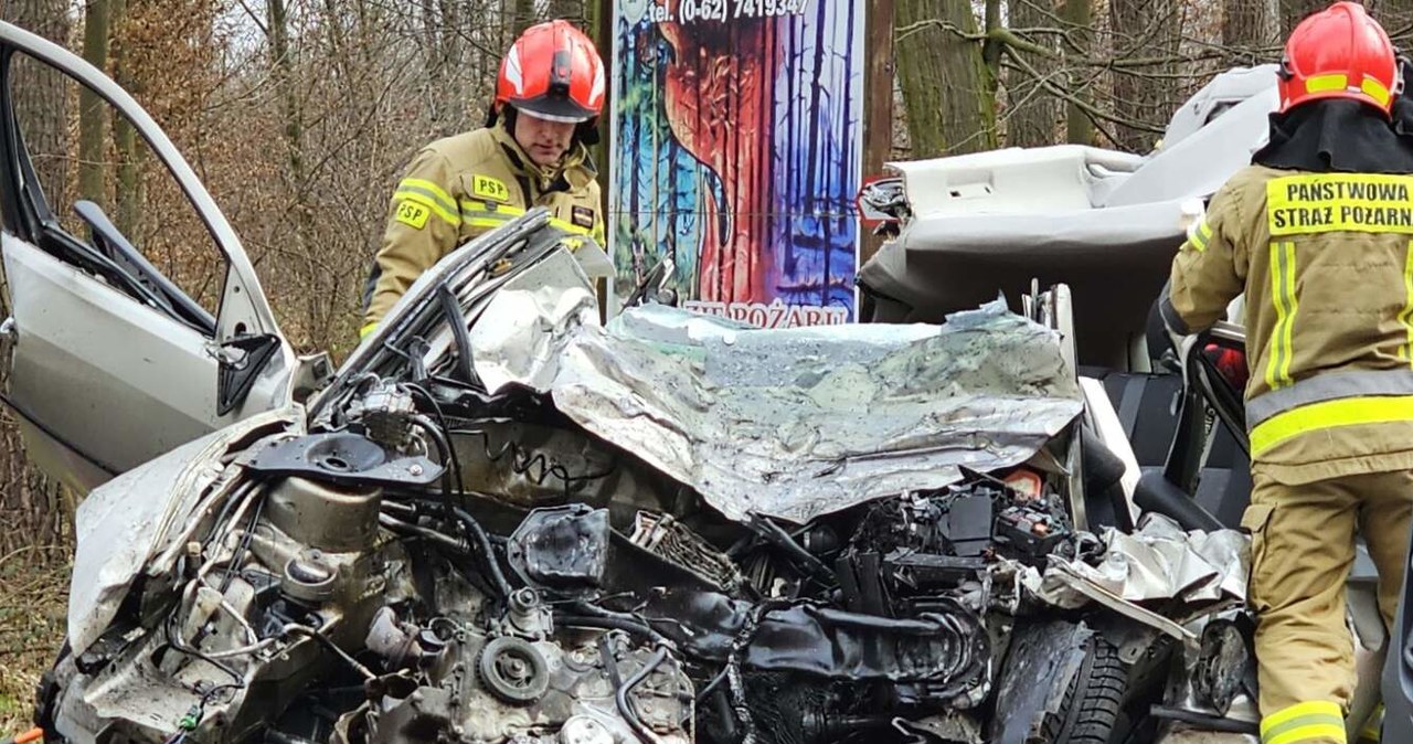 Śmiertelny wypadek w Wielkopolsce. Zginął mężczyzna z dzieckiem