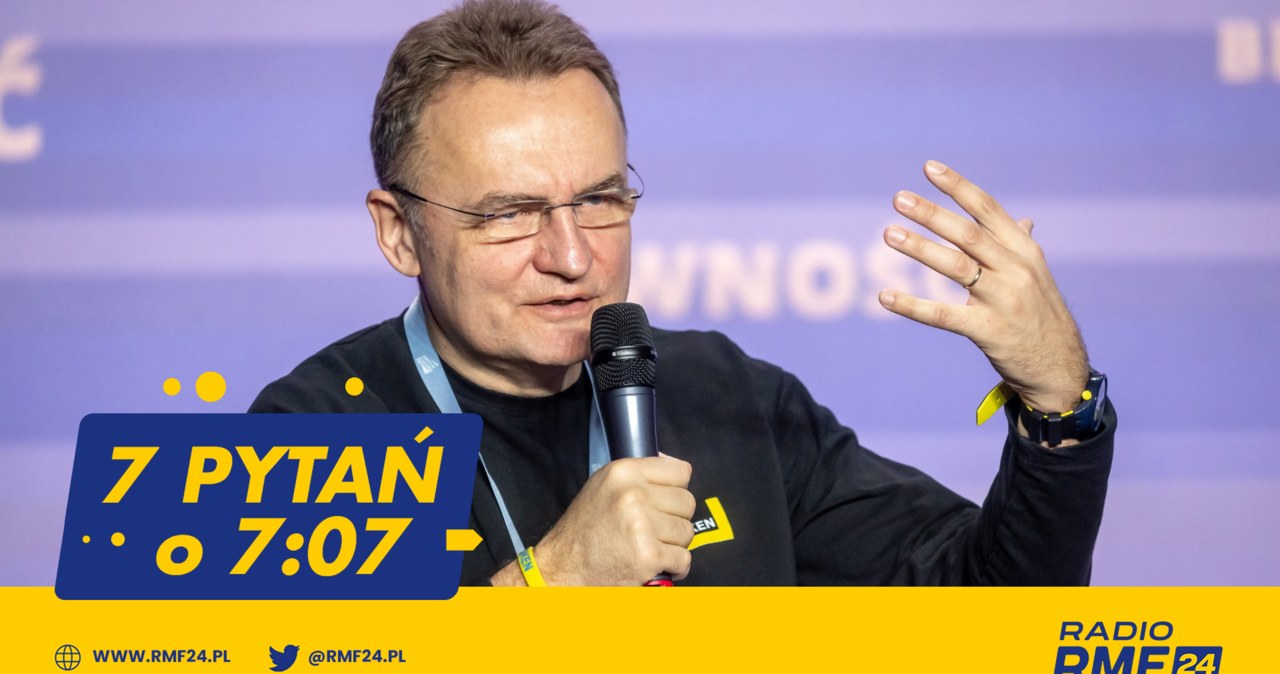 Mer Lwowa Andrij Sadowy w piątek w Radiu RMF24