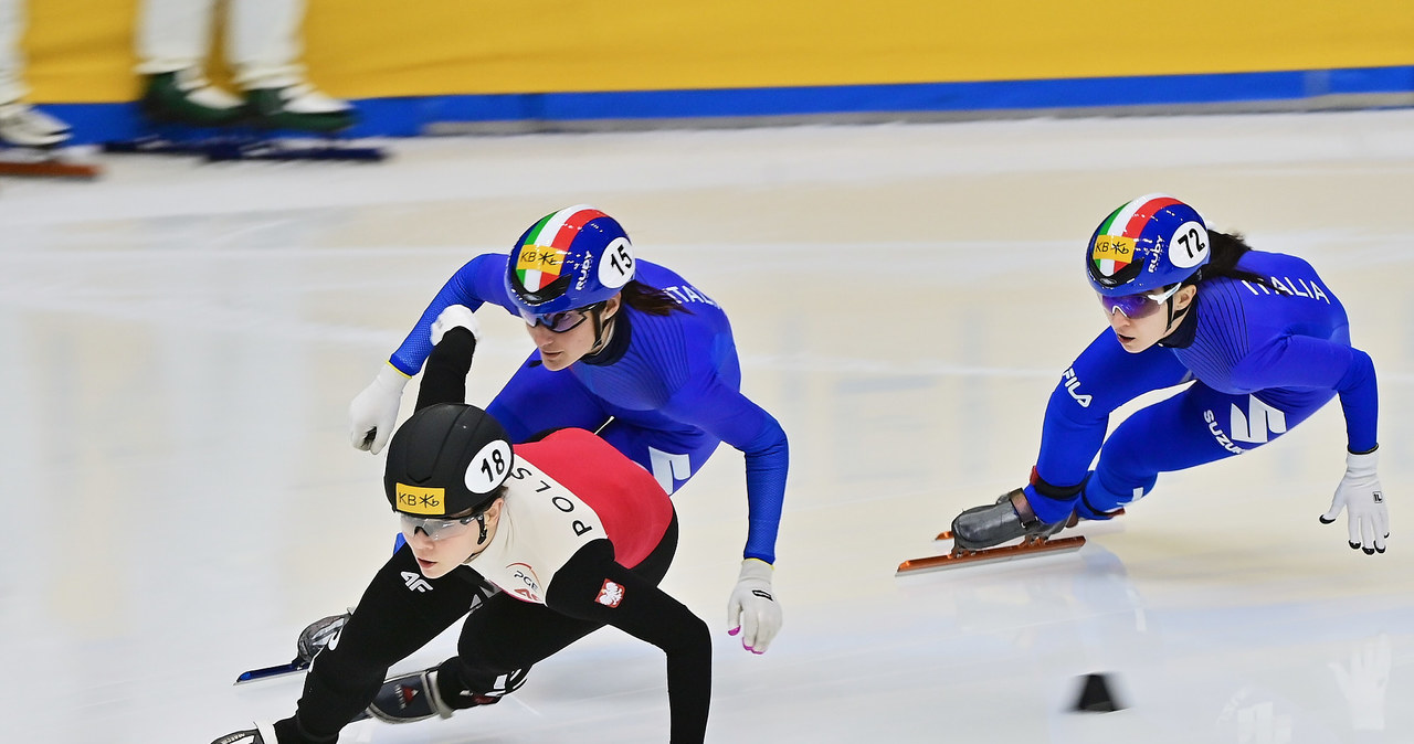 Nikola Mazur szósta, a Łukasz Kuczyński dziesiąty na 500 metrów podczas MŚ w short tracku