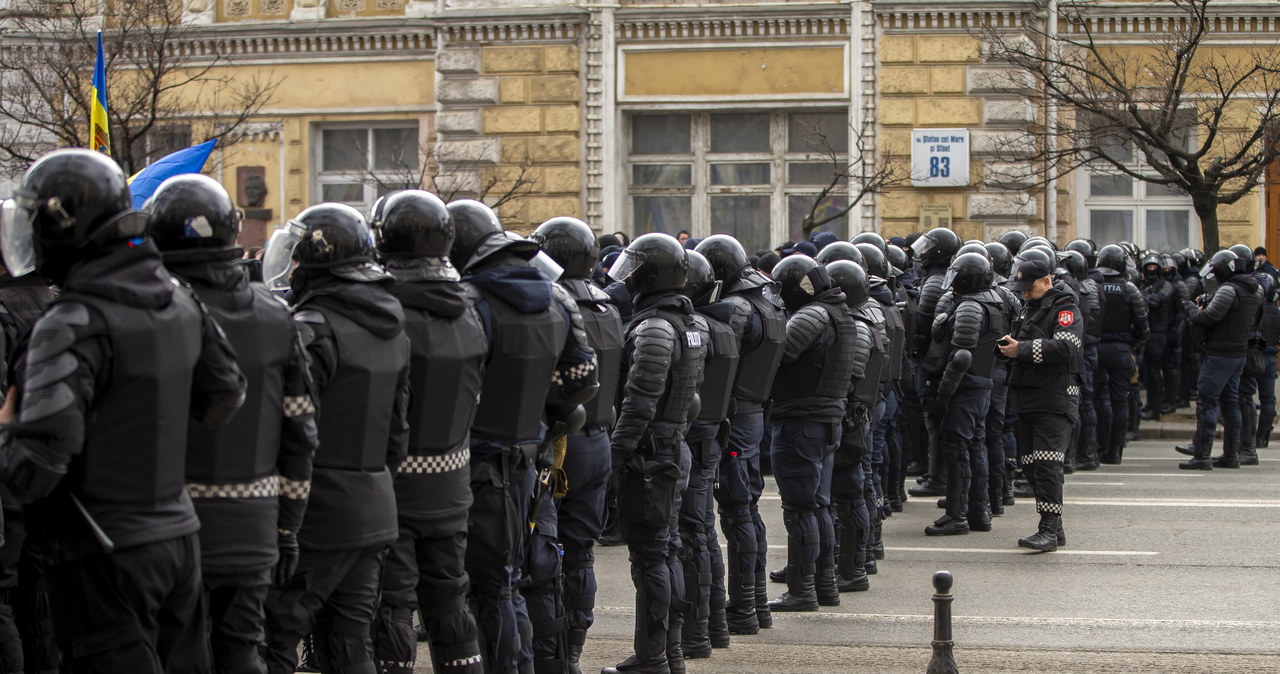 Manifestacja w Kiszyniowie. Policja zatrzymała 54 osoby