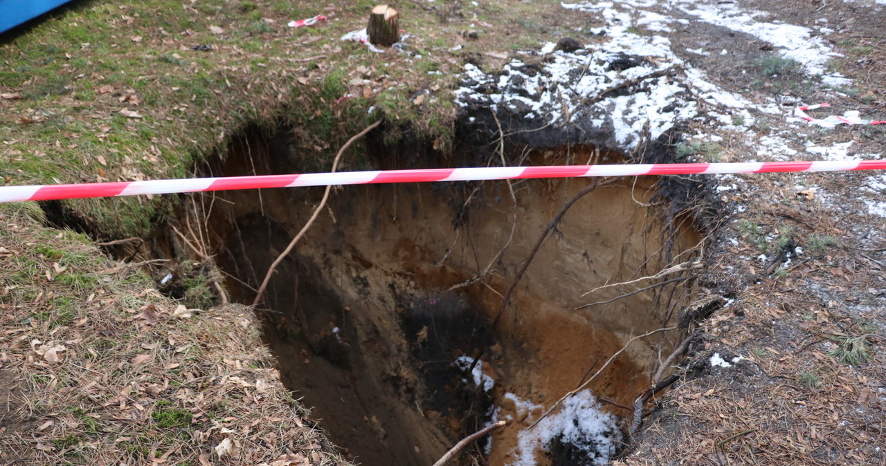 „Centrum geozagrożeń” pokaże, gdzie w Trzebini zapadła się ziemia