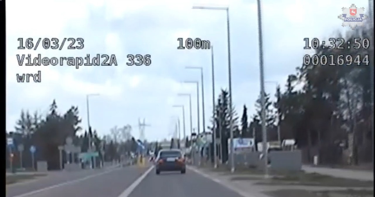 Rekordzista z Lublina. Dostał 45 punktów karnych