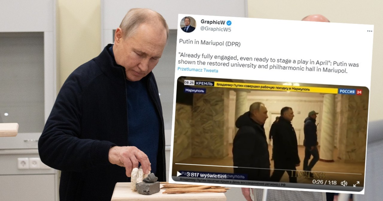 Putin w Mariupolu? Niezależne rosyjskie media: Mieszkańcy wściekli