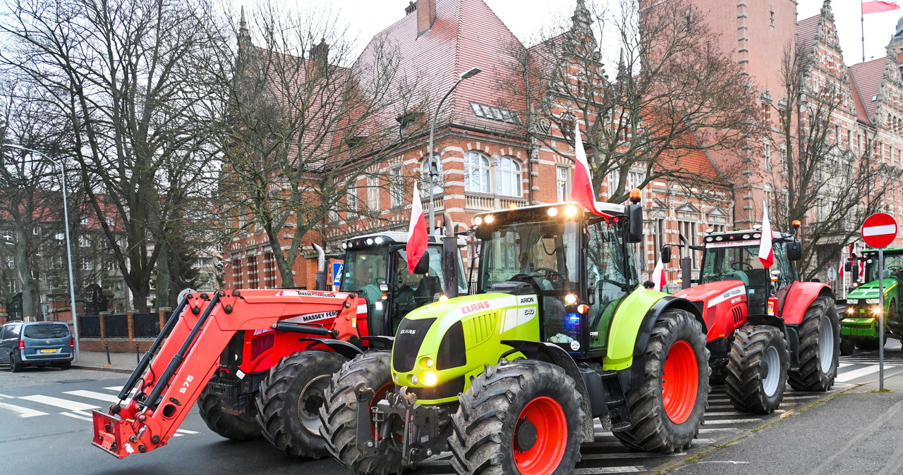 Protest rolników w Szczecinie: Pojechali do wojewody