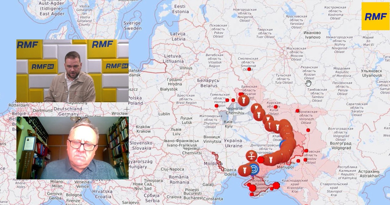 Rzut na mapę. Nowoczesne myśliwce i wiekowe czołgi. Na co stać Rosję?