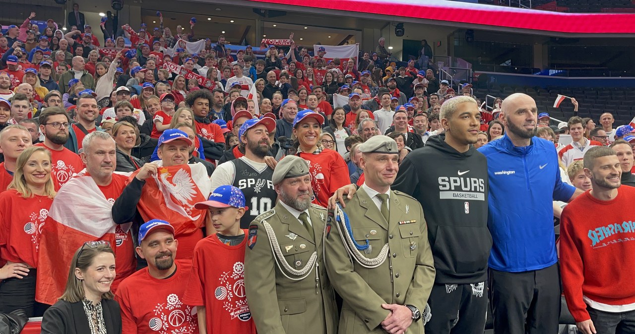 „Noc Polskiego Dziedzictwa” w czasie meczu NBA w Waszyngtonie