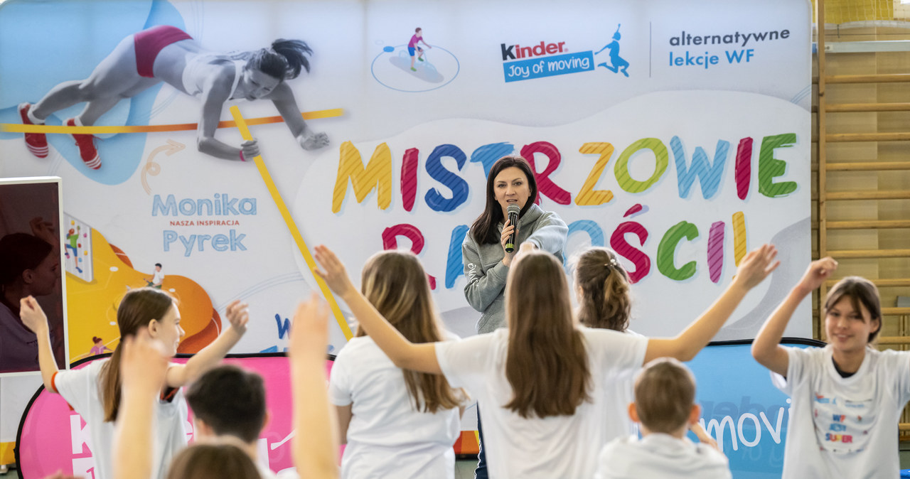 Niezwykła lekcja WF-u z Moniką Pyrek