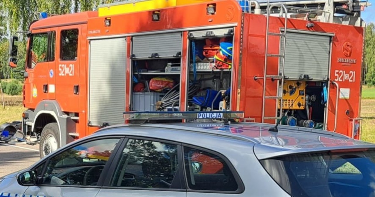 Wypadek w powiecie starogardzkim. Nie żyje 30-latek