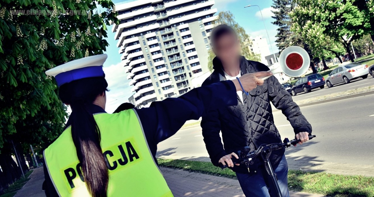 Spektakularna głupota. Miał 4 promile i wsiadł na hulajnogę