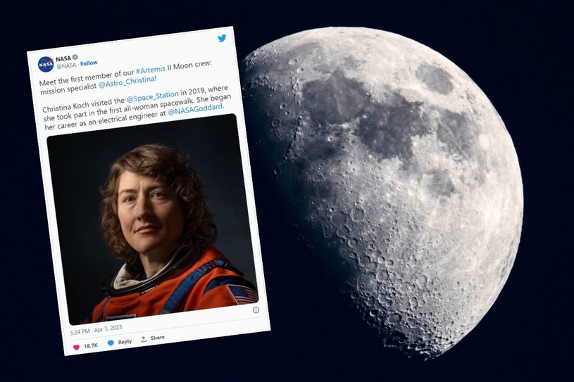 To ona będzie pierwszą kobietą na orbicie Księżyca. Kim jest Christina Koch?