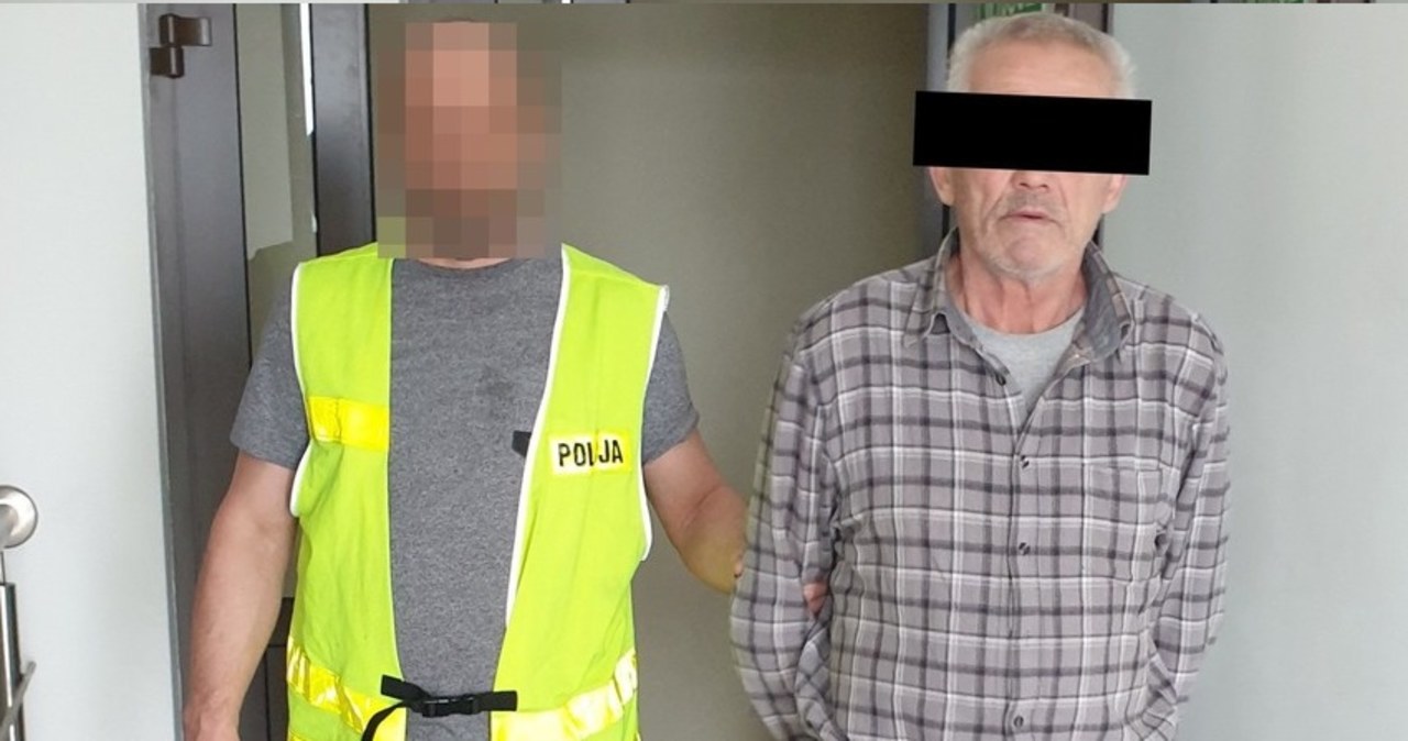 Wyszedł z więzienia i groził wnukowi śmiercią. 59-latek wrócił za kratki