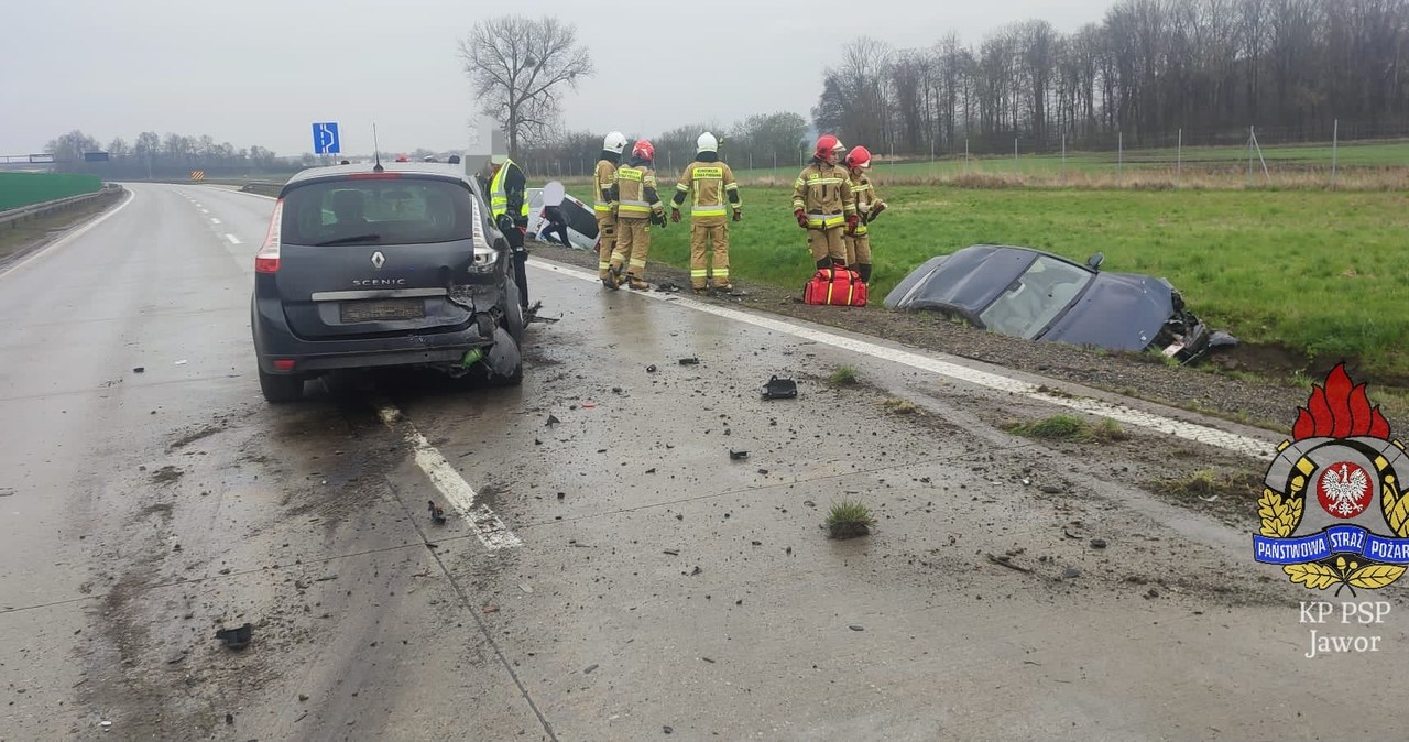 Wypadek na autostradzie A4. Sprawcą pijany kierowca