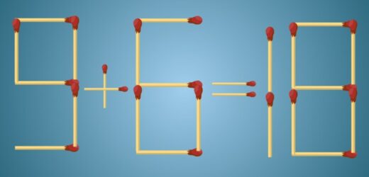 Szybki test inteligencji. Usuń trzy zapałki, by równanie było prawdziwe