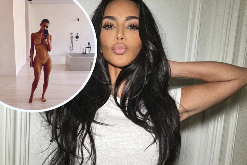 Burza pod nowym zdjęciem Kim Kardashian. Internauci zarzucają, że przesadziła z retuszem