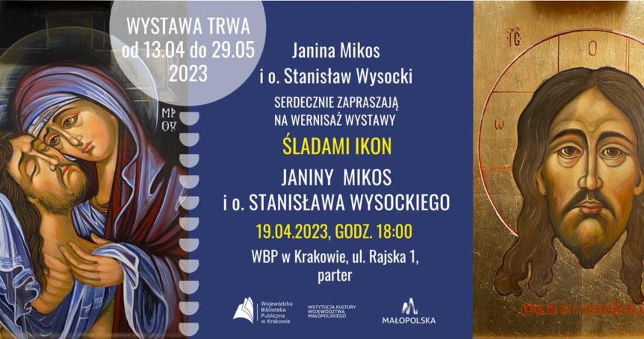 ​”Śladami ikon”. Wystawa prac Janiny Mikos i o. Stanisława Wysockiego