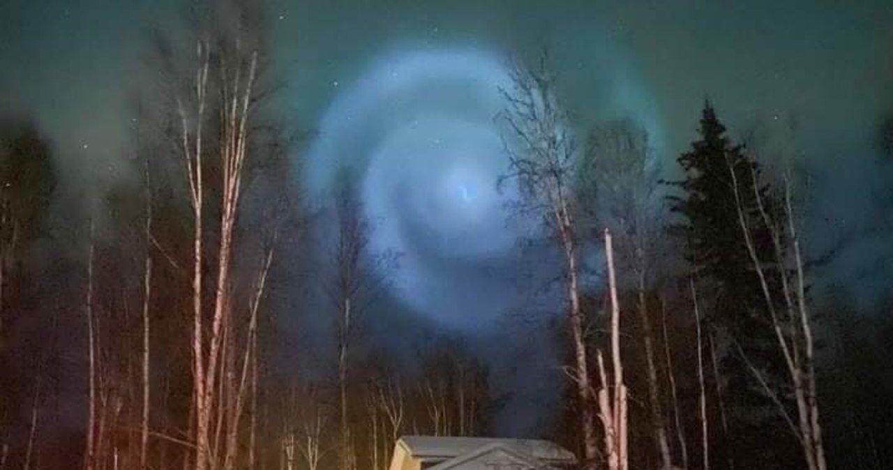Tajemnicza spirala nad Alaską. Co to za zjawisko?