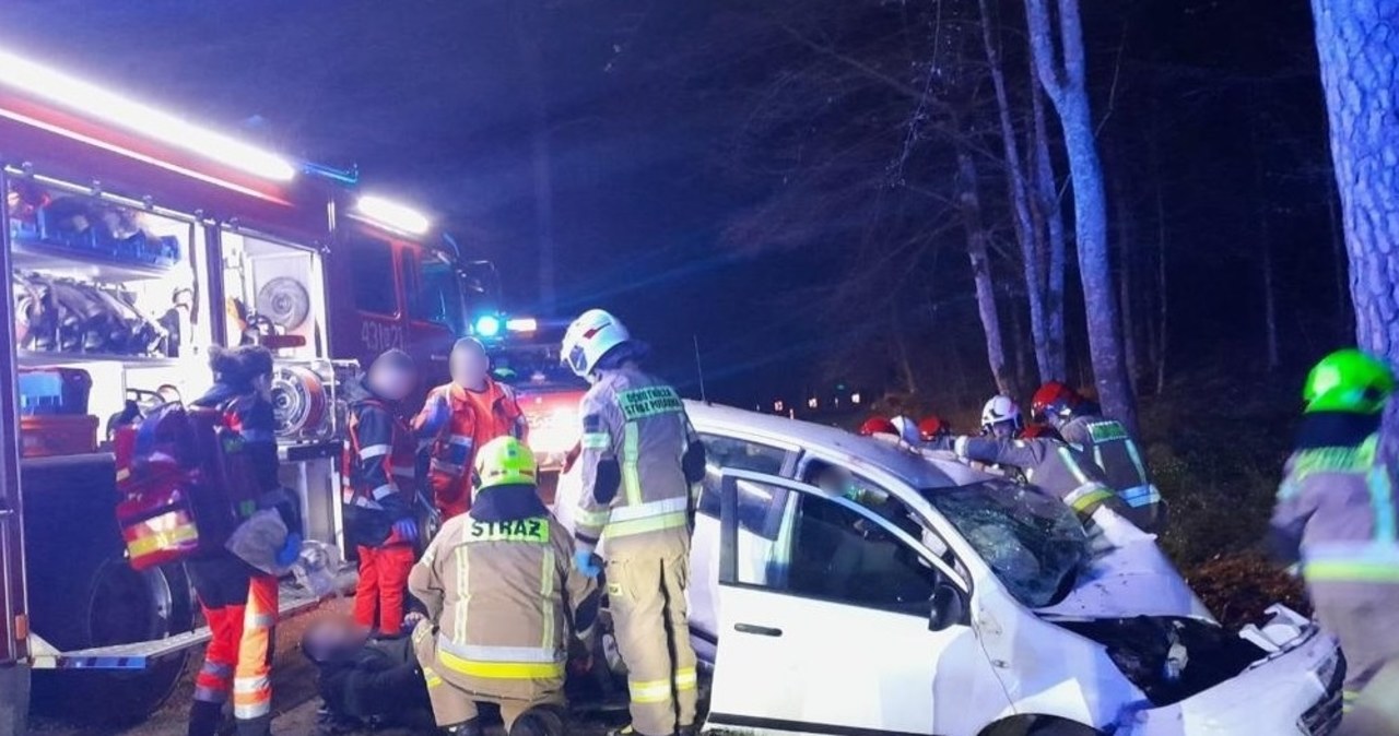 Pościg przy granicy z Białorusią. Pięć osób trafiło do szpitala